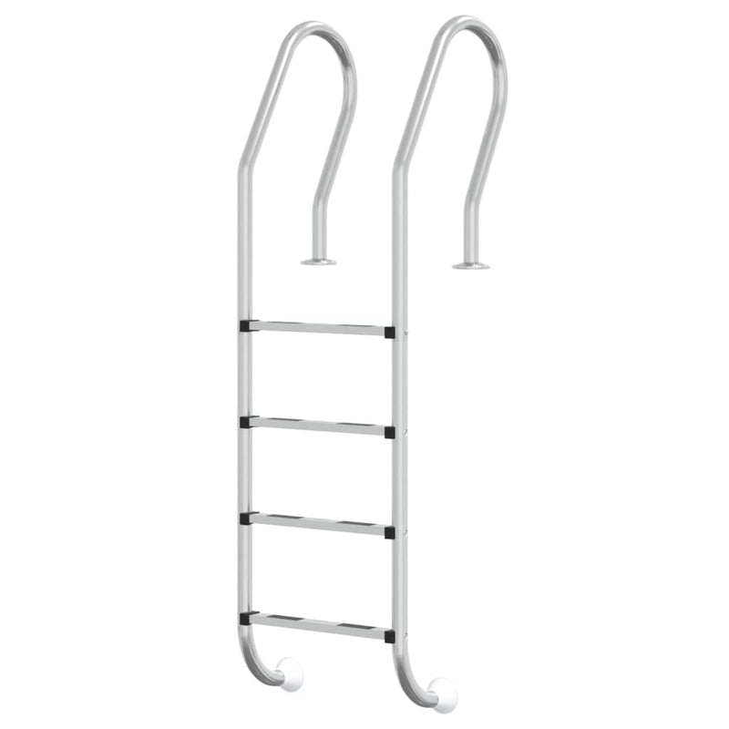 vidaXL 304-es rozsdamentes acél medencelétra 54 x 38 x 184,5 cm