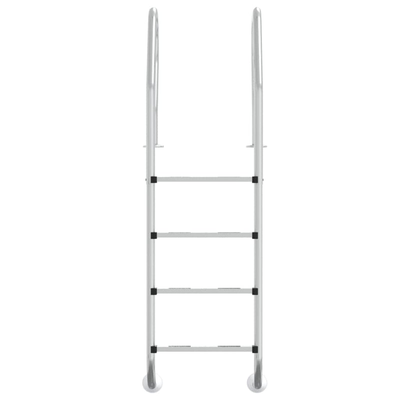 vidaXL 304-es rozsdamentes acél medencelétra 54 x 38 x 184,5 cm