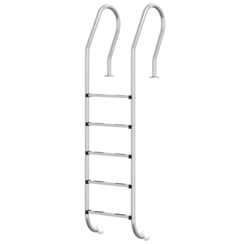 vidaXL 304-es rozsdamentes acél medencelétra 54 x 38 x 211 cm