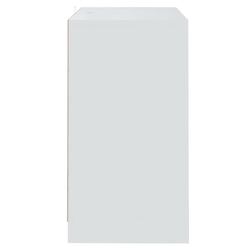 vidaXL 2 db fehér forgácslap tálalószekrény 70 x 41 x 75 cm