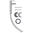 vidaXL edzett üveg mosdókagyló csapteleppel és leeresztőszeleppel