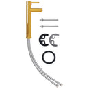 vidaXL edzett üveg mosdókagyló csapteleppel és leeresztőszeleppel