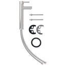 vidaXL edzett üveg mosdókagyló csapteleppel és leeresztőszeleppel