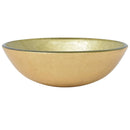 vidaXL edzett üveg mosdókagyló csapteleppel és leeresztőszeleppel