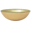 vidaXL edzett üveg mosdókagyló csapteleppel és leeresztőszeleppel