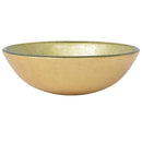 vidaXL edzett üveg mosdókagyló csapteleppel és leeresztőszeleppel