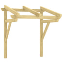 vidaXL impregnált tömör fenyőfa ajtóelőtető 100x100x80 cm