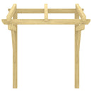 vidaXL impregnált tömör fenyőfa ajtóelőtető 100x100x80 cm