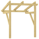 vidaXL impregnált tömör fenyőfa ajtóelőtető 100x100x80 cm