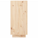 vidaXL tömör fenyőfa tálalószekrény 111 x 34 x 75 cm