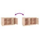 vidaXL tömör fenyőfa tálalószekrény 111 x 34 x 60 cm