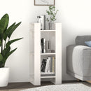 vidaXL fehér tömör fenyőfa könyvszekrény/térelválasztó 41 x 35 x 91 cm