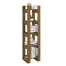 vidaXL mézbarna tömör fenyőfa könyvszekrény/térelválasztó 41x35x160 cm