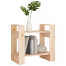 vidaXL tömör fenyőfa könyvszekrény/térelválasztó 60 x 35 x 57 cm