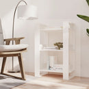 vidaXL fehér tömör fenyőfa könyvszekrény/térelválasztó 60x35x91 cm