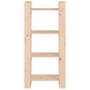 vidaXL tömör fa könyvszekrény/térelválasztó 60 x 35 x 125 cm