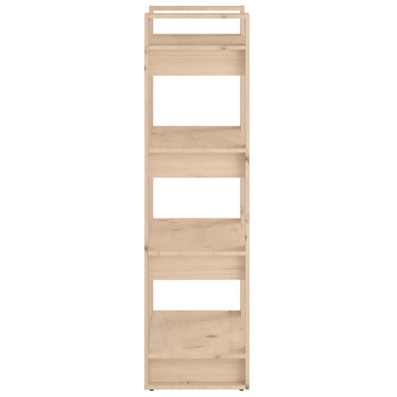 vidaXL tömör fa könyvszekrény/térelválasztó 60 x 35 x 125 cm