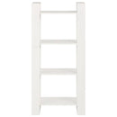 vidaXL fehér tömör fa könyvszekrény/térelválasztó 60 x 35 x 125 cm