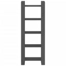 vidaXL szürke tömör fa könyvszekrény/térelválasztó 60 x 35 x 160 cm