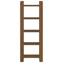 vidaXL mézbarna tömör fa könyvszekrény/térelválasztó 60 x 35 x 160 cm