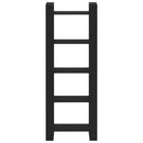 vidaXL fekete tömör fa könyvszekrény/térelválasztó 60 x 35 x 160 cm