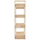 vidaXL tömör fenyőfa könyvszekrény/térelválasztó 80 x 35 x 125 cm