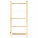 vidaXL tömörfa könyvesszekrény/szobaelválasztó 80x35x160 cm