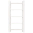 vidaXL fehér tömör fa könyvszekrény/térelválasztó 80 x 35 x 160 cm
