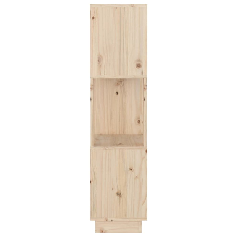 vidaXL tömör fenyőfa könyvszekrény/térelválasztó 51 x 25 x 101 cm