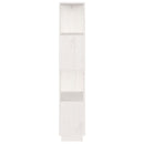 vidaXL fehér tömör fenyőfa könyvszekrény/térelválasztó 51x25x132 cm