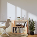 vidaXL tömör fenyőfa könyvszekrény/térelválasztó 80 x 25 x 70 cm