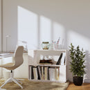 vidaXL fehér tömör fenyőfa könyvszekrény/térelválasztó 80 x 25 x 70 cm