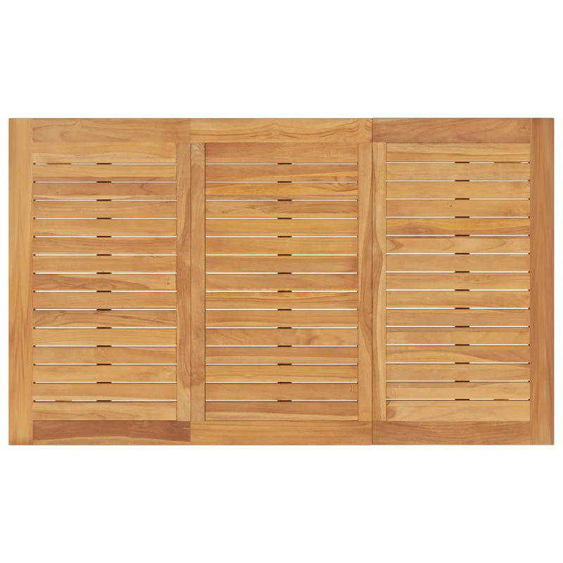 vidaXL tömör tíkfa Batavia asztal 150 x 90 x 75 cm