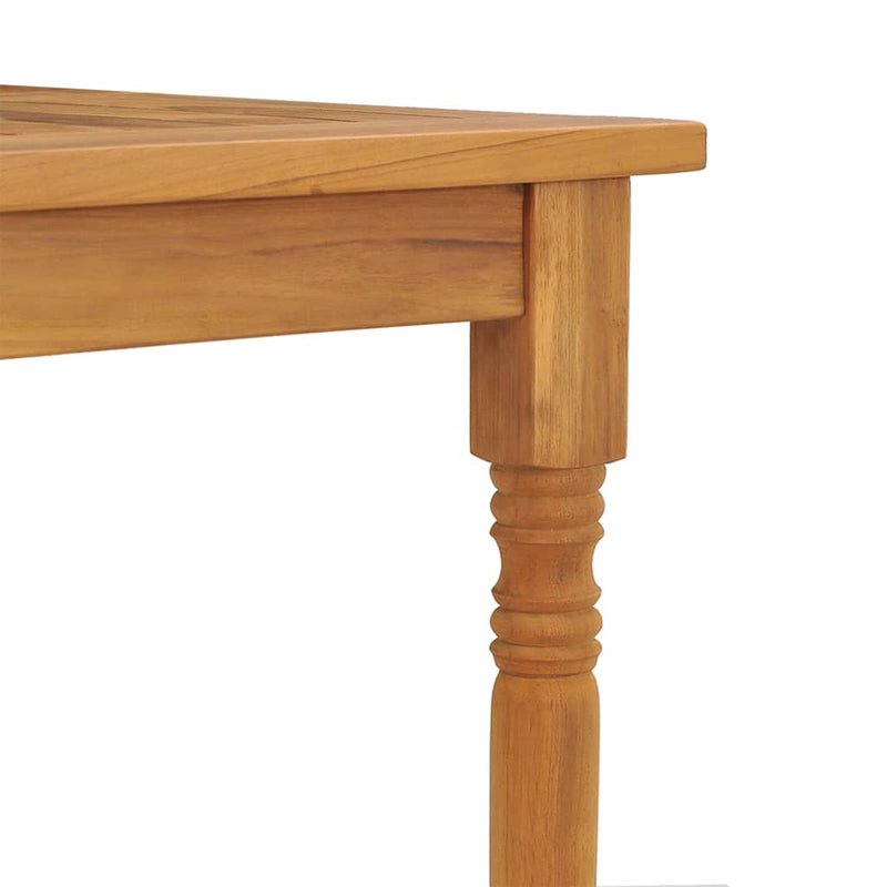 vidaXL tömör tíkfa Batavia asztal 150 x 90 x 75 cm