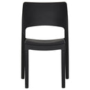 vidaXL 2 db antracitszürke polipropilén kerti szék