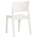 vidaXL 2 db fehér polipropilén kerti szék