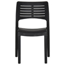 vidaXL 2 db antracitszürke polipropilén kerti szék