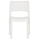 vidaXL 2 db fehér polipropilén kerti szék