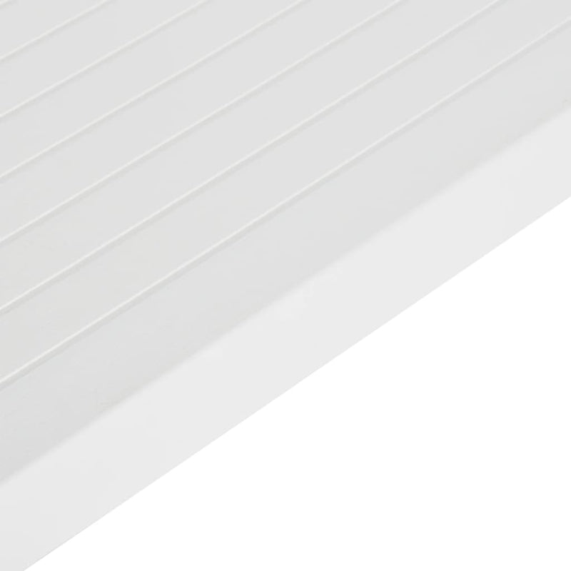 vidaXL fehér polipropilén kerti asztal 150 x 90 x 72 cm
