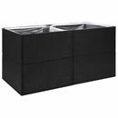 vidaXL fekete polyrattan kerti ültetőláda 157x80x80 cm