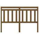 vidaXL mézbarna tömör fenyőfa ágyfejtámla 126 x 4 x 100 cm