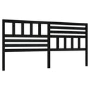 vidaXL fekete tömör fenyőfa ágyfejtámla 186 x 4 x 100 cm