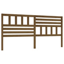 vidaXL mézbarna tömör fenyőfa ágyfejtámla 206 x 4 x 100 cm