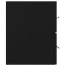 vidaXL fekete szerelt fa mosdószekrény beépített mosdókagylóval