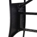 vidaXL fekete polyrattan kerti asztal 170 x 80 x 74 cm