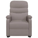 vidaXL tópszínű szövet dönthető fotel