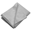 vidaXL szürke HDPE takaróponyva 260 g/m² 6 x 8 m