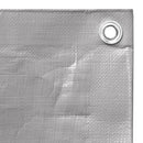 vidaXL szürke HDPE takaróponyva 260 g/m² 6 x 8 m
