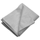 vidaXL szürke HDPE takaróponyva 260 g/m² 8 x 8 m