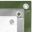 vidaXL szürke HDPE takaróponyva 260 g/m² 8 x 12 m